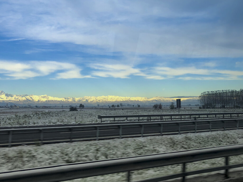 Auf dem Weg nach Turin