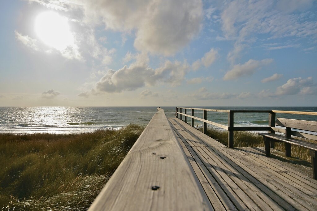 Deichübergang bei Westerland